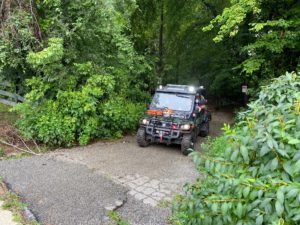 ATV 29 Exiting the Woods with the patient